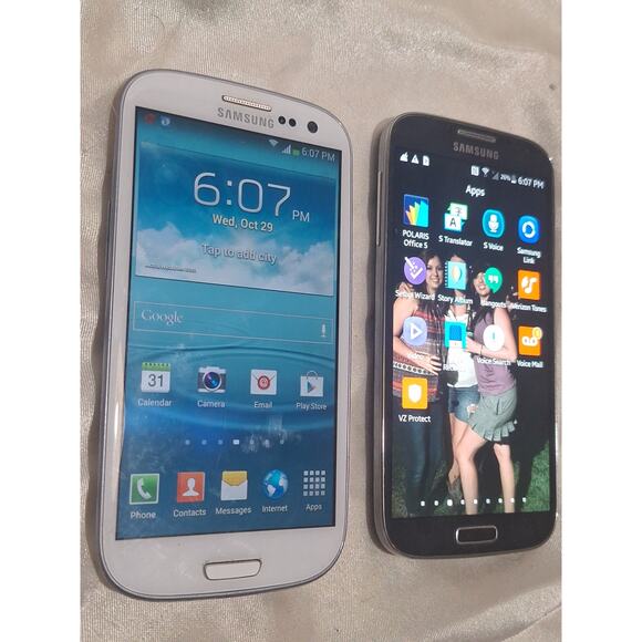 Samsung Galaxy S3 & S4 Smartphones Lot – T-Mobile & Verizon – Both Working - Picture 3 of 4